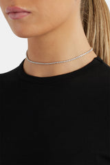 Womens 2.5mm Micro Tennis Choker