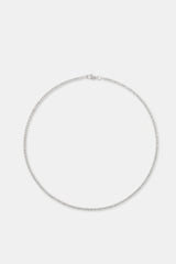 Womens 2.5mm Micro Tennis Chain