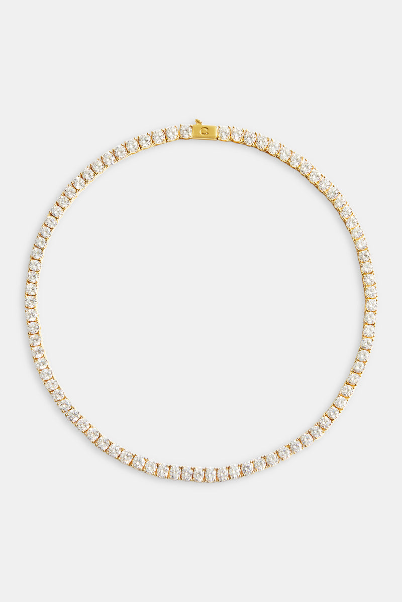 5mm Tennis Chain - Gold