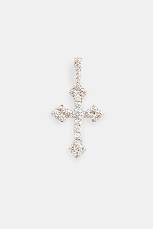 Womens Iced Celtic Cross Pendant