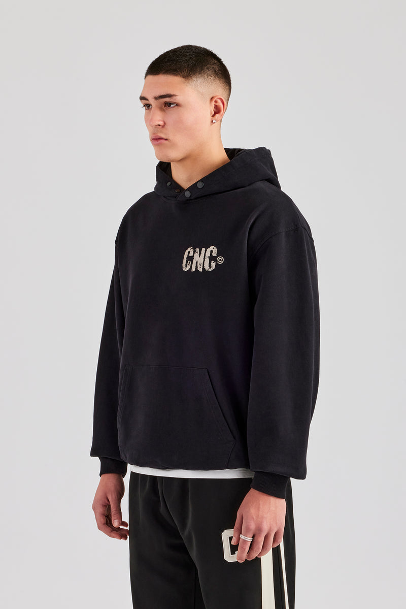 Cernucci 17 Studios Oversized Hoodie - Black