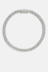 14mm Baguette Prong Cuban Chain