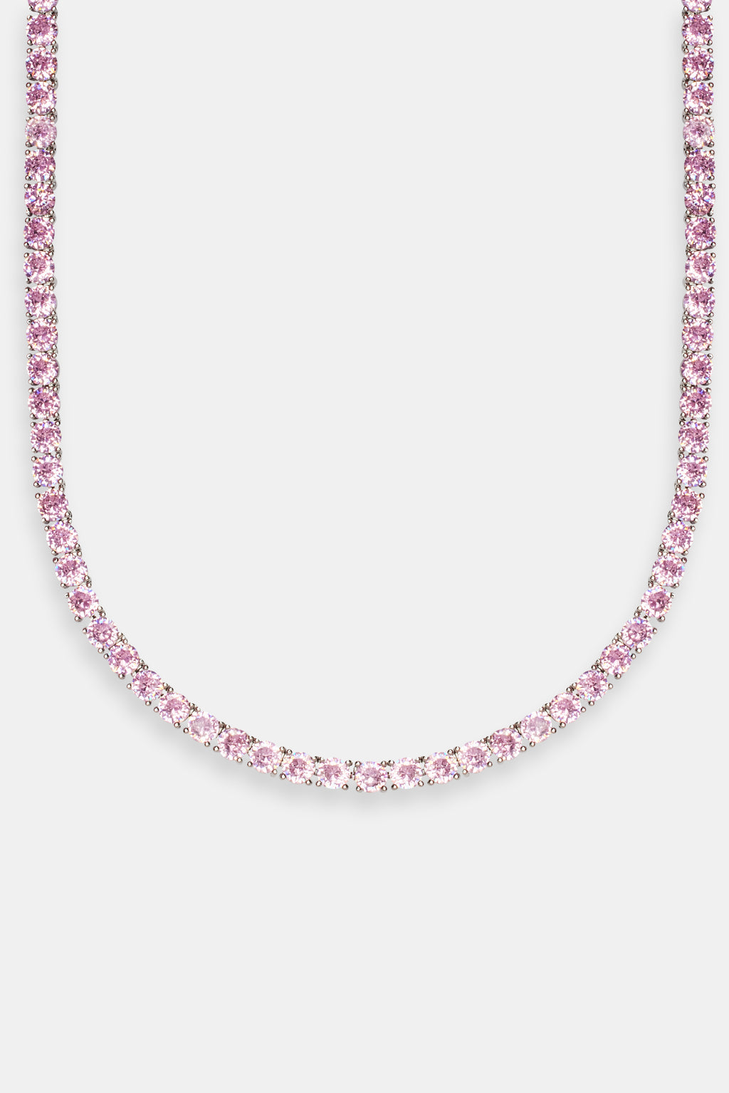 5mm pink tennis chain, 5mm Tennis Chain