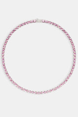 5mm Pink Tennis Chain