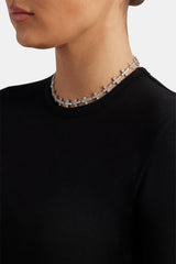 Iced Repeat Cross Choker