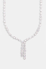 5mm Iced CZ Mixed Shape Drop Tennis Chain