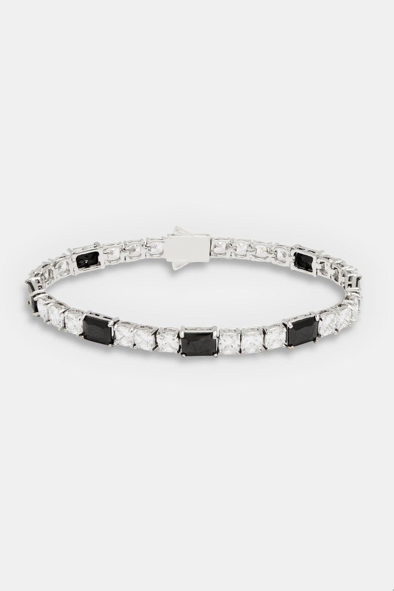 Iced Baguette Tennis Bracelet Square