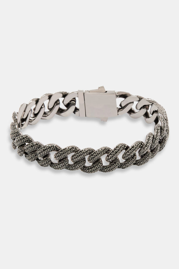 Iced Cuban Bracelet - Black