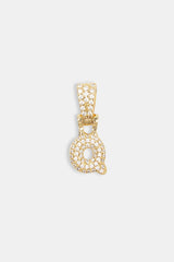 Iced Mini Bubble Pendant - Gold