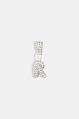 Iced Mini Bubble Pendant - White