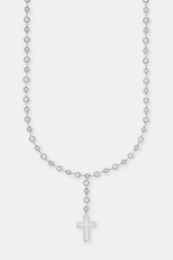 Drop Cross Ice Ball Chain