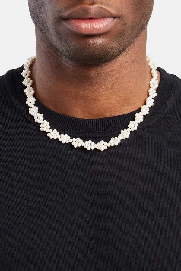 Real Pearl Necklace for Men | Single Strand Choker | Cultured Freshwat –  Bourdage Pearls