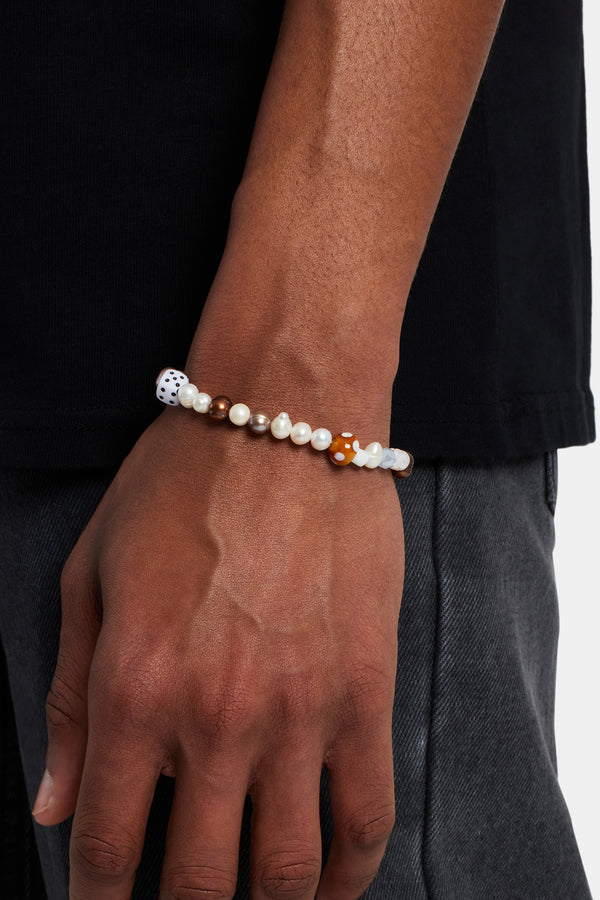 Freshwater Pearl Mixed Motif Bracelet