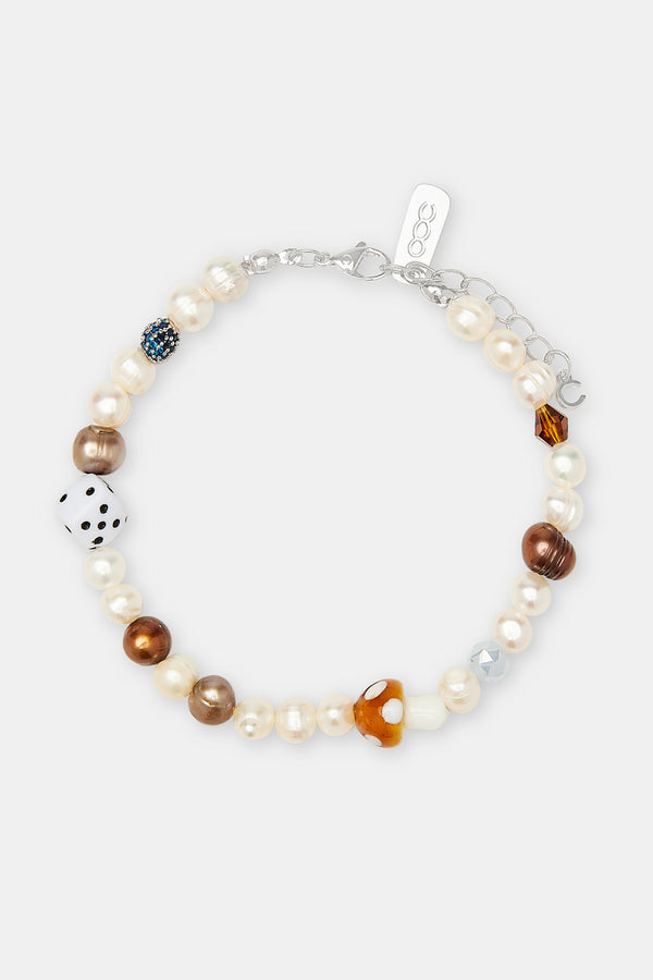 Freshwater Pearl Mixed Motif Bracelet