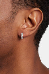 Iced Cuban Chain Huggie Earrings