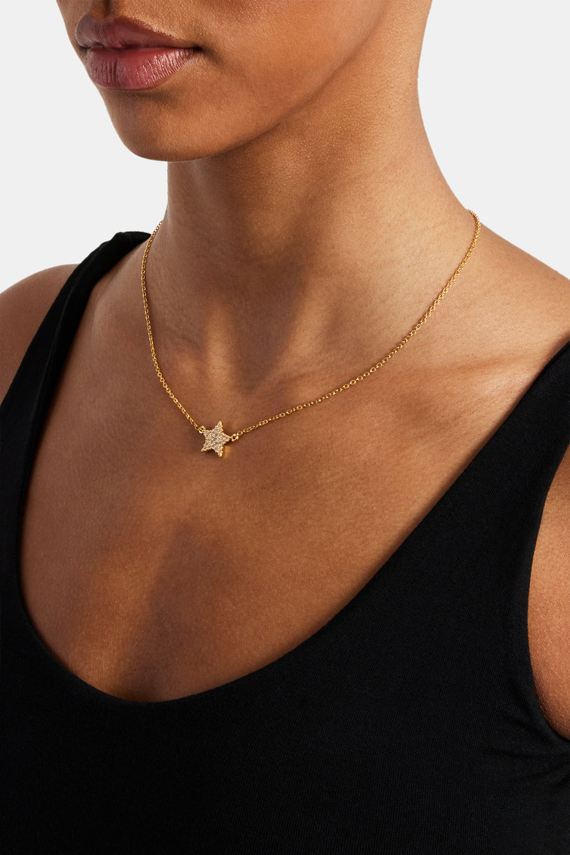 Iced Star Necklace