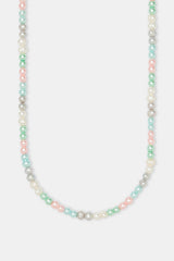 Multi Colour Freshwater Pearl Necklace - 6mm