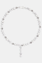 10mm Iced CZ Star Drop Tennis Chain