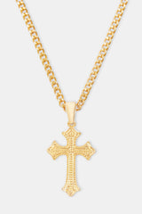 Polished Cross Necklace