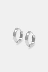 Polished Huggie Earrings