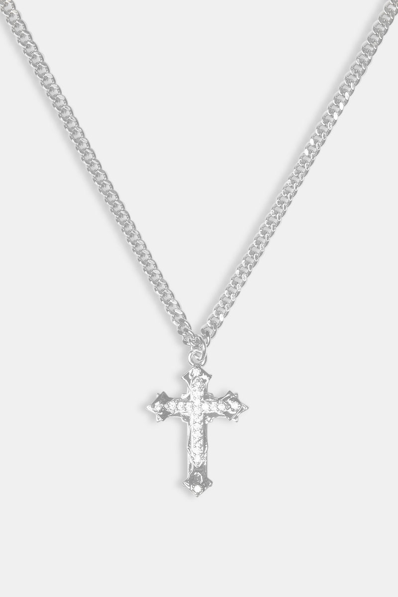 Iced Cross Necklace