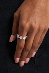 Pink Connecting Motif Ring - 6mm