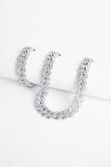 19mm Prong Link Chain + Bracelet Bundle