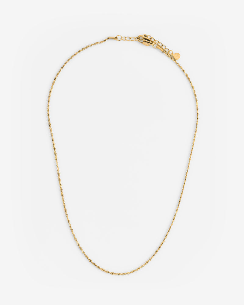 2mm Rope Chain - Gold