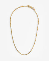 3mm Box Chain - Gold