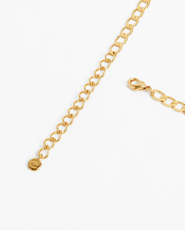 3mm Curb Chain - Gold