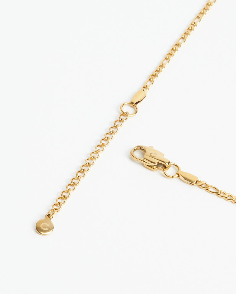 3mm Figaro Chain - Gold