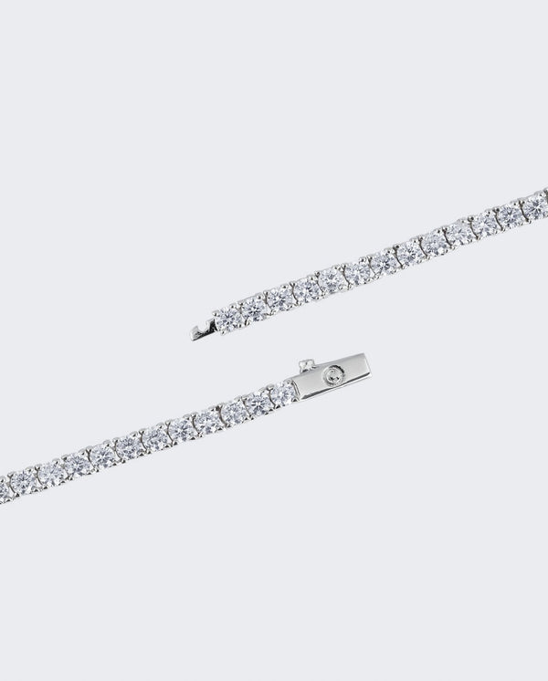 3mm Tennis Chain Bundle - White Gold - Cernucci