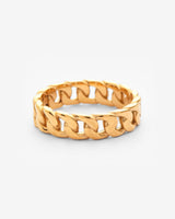 Micro Cuban Ring - Gold