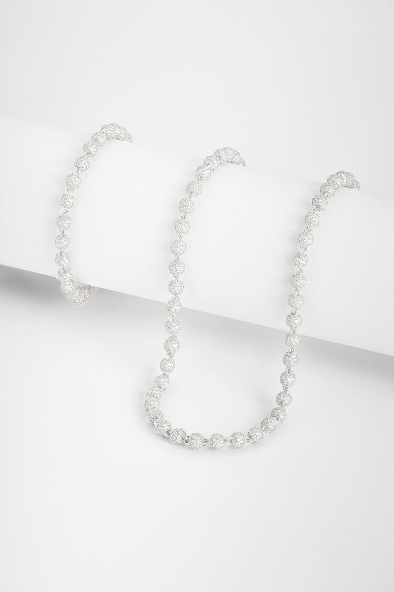 5mm Iced Ball Chain + Bracelet Bundle