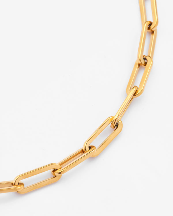 5mm Link Necklace - Gold