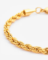 5mm Rope Bracelet - Gold