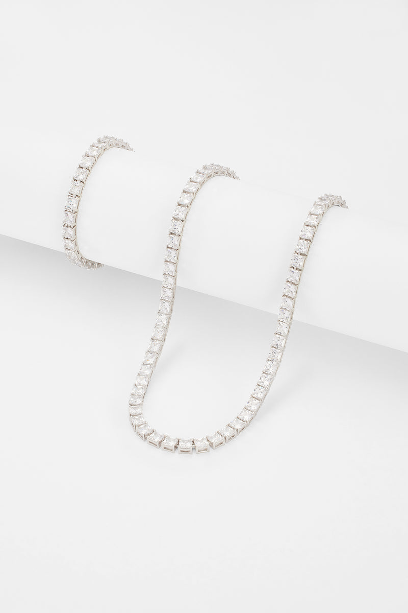 5mm Square Tennis Chain + Bracelet Bundle