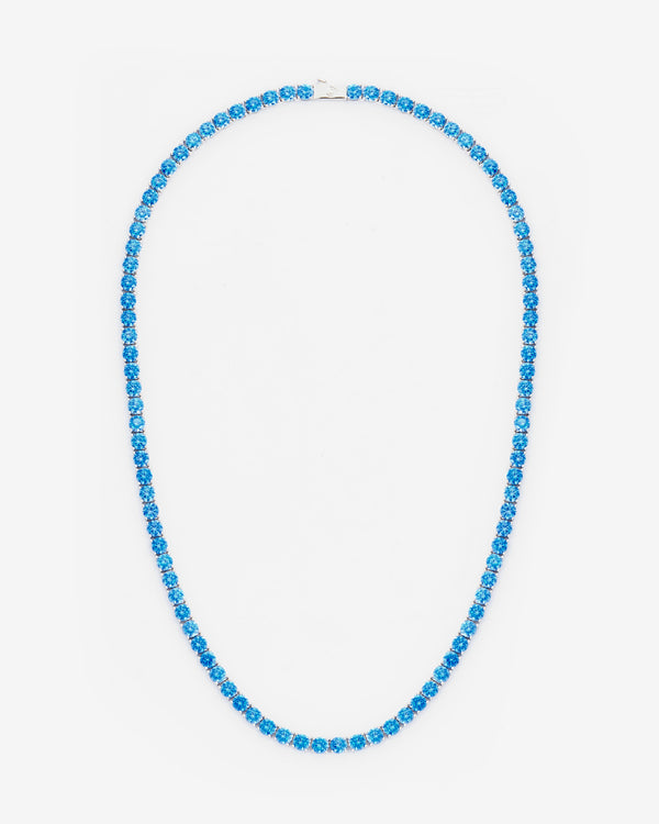 5mm Tennis Chain - Blue