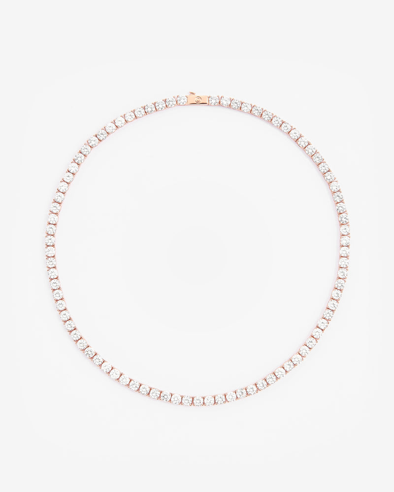 5mm Tennis Chain - Rose Gold