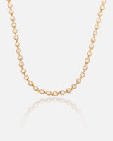 5mm Iced Ball Chain - Gold - Cernucci