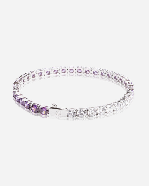 5mm Tennis Bracelet - Lilac Graduated