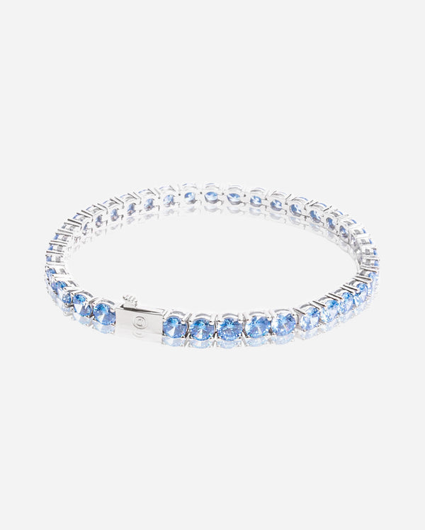 5mm Tennis Bracelet - Pale Blue