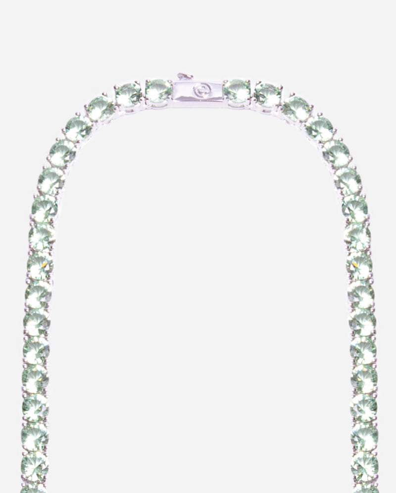 5mm Tennis Chain - Pale Green