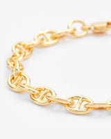 6mm Coffee Bean Bracelet - Gold