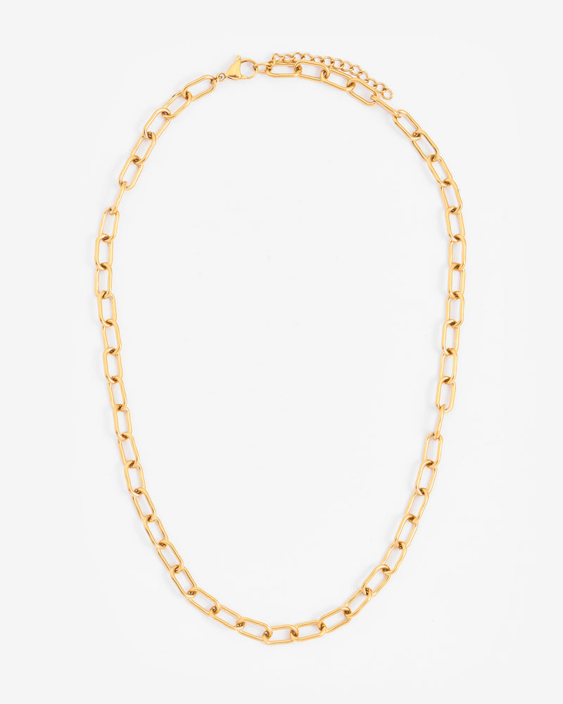 6mm Clip Chain - Gold