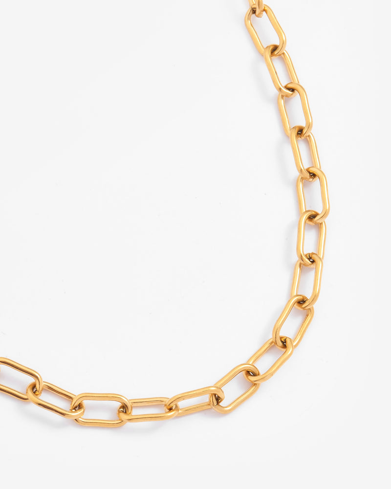 6mm Clip Chain - Gold