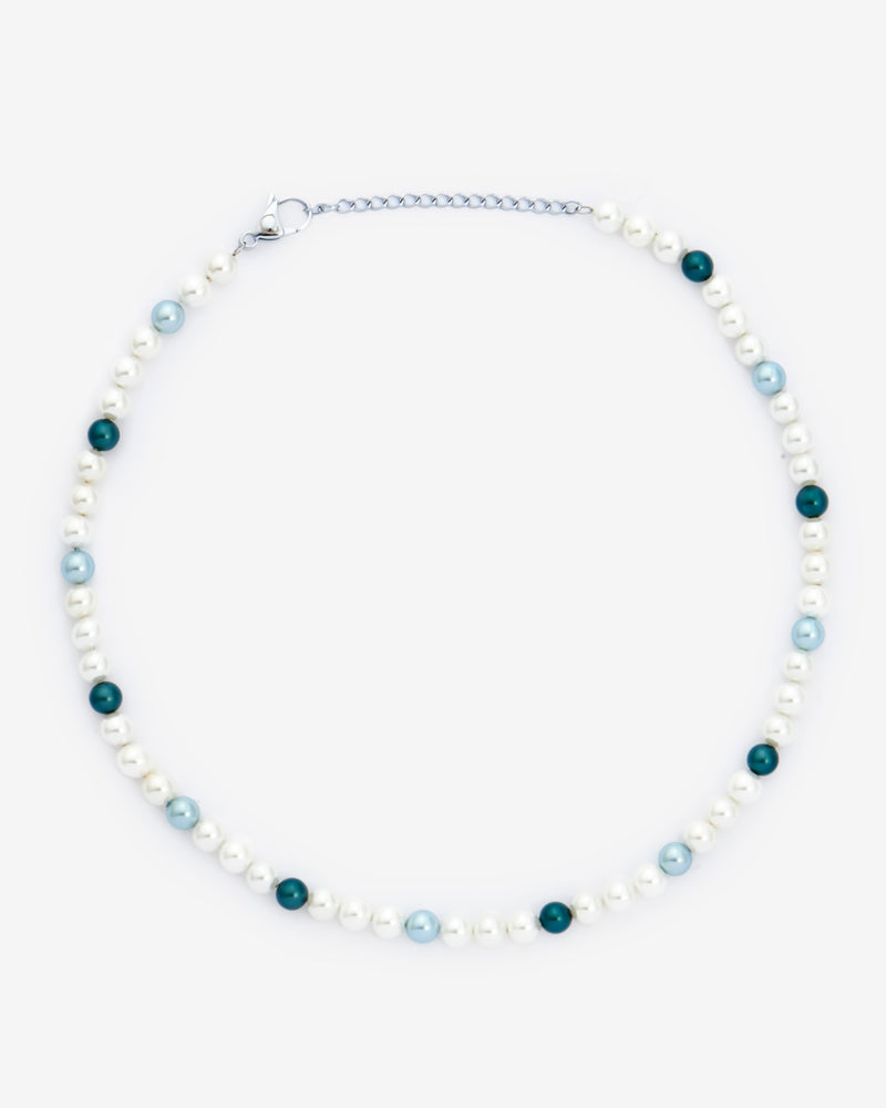 6mm Pearl Necklace - Blue Alternate