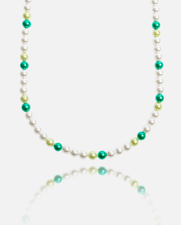 6mm Pearl Necklace - Green Alternate