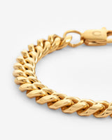 8mm Miami Cuban Link Bracelet - Gold