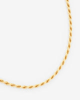 925 3mm Rope Chain - Gold